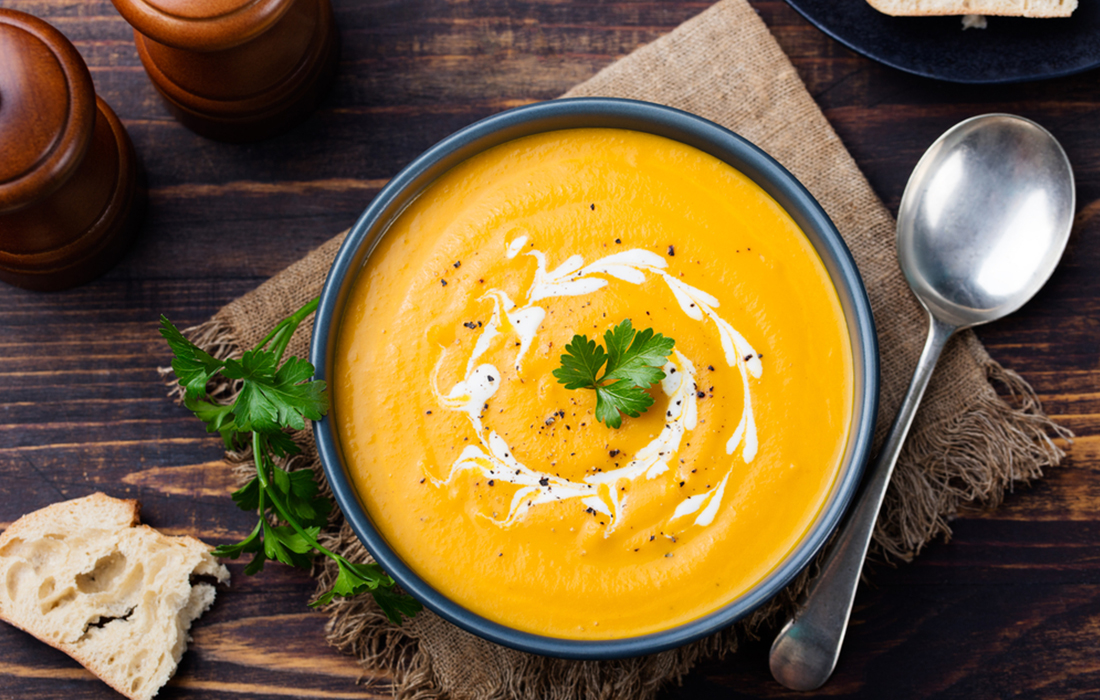12 ricette a meno di 250 Kcal 10 vellutata di zucca