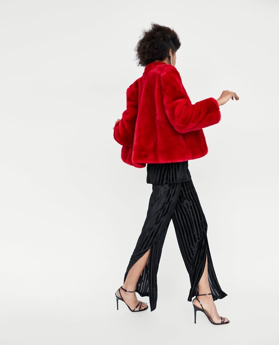 Vestiti rossi per Natale: le nostre proposte 14 Vestiti per natale giaccone rosso Zara