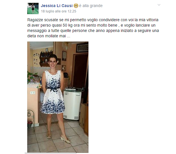 I testimonial dell'estate 2015 di Melarossa 8 jessica
