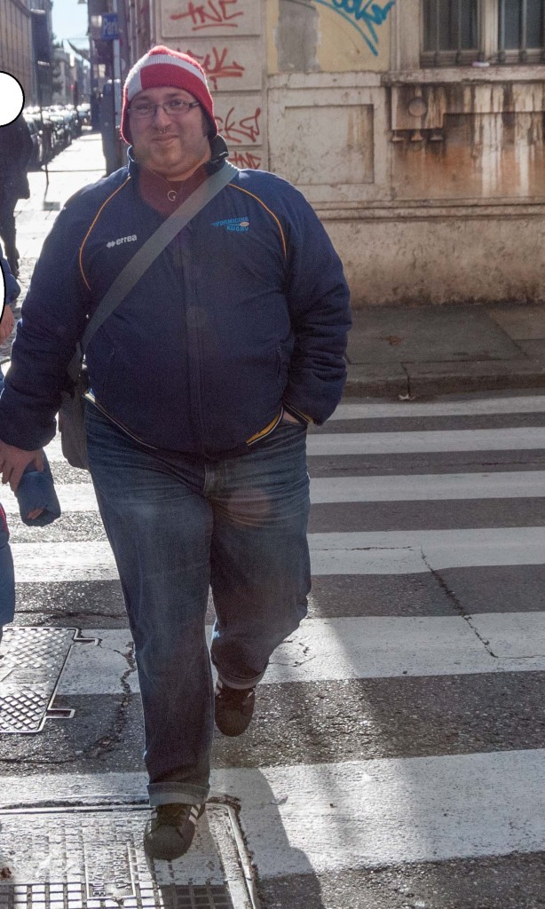 Da 111 chili a 80: “Ora mangio senza eccessi” 1 Andrea prima della dieta