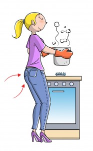 Tonificare senza fatica? Esercizi per le persone pigre 5 tonificare glutei cucinando