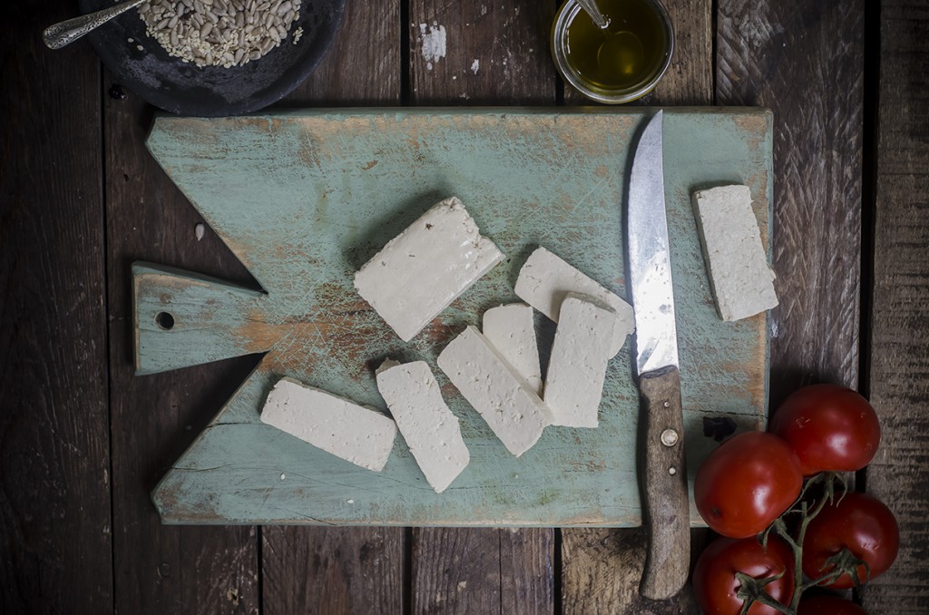 Insalata di verdure e tofu grigliato 4 ricetta per l'insalata di tofu step tre