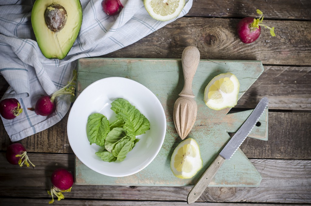 Insalata di miglio con mela verde e avocado 4 ricetta insalata miglio mela e basilico step