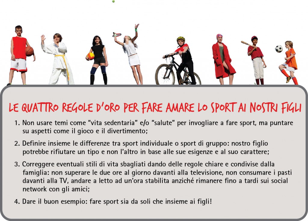 Adolescenti: perché smettono di fare sport? 1 consigli per far piacere lo sport
