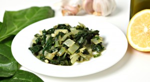 Spinaci all&rsquo;agro, semplice e gustoso