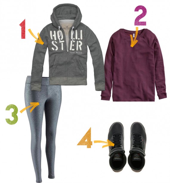 Come vestirsi nell'ora di ginnastica a scuola? 2 l'outfit se vuoi coprire la pancetta quando fai ginnastica
