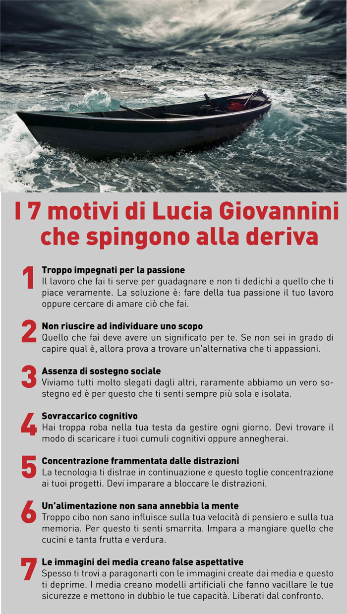 Ritrova la serenità con i consigli del life coach 1 le motivazioni che ti portano alla deriva
