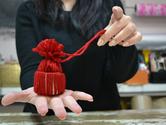 Decorazioni natale fai-da-te 3 preparazione cappelli due