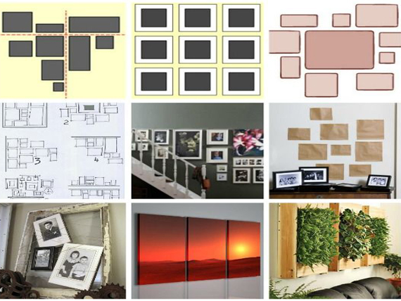 Wall gallery: decora le pareti di casa tua! 5 wall gallery cinque