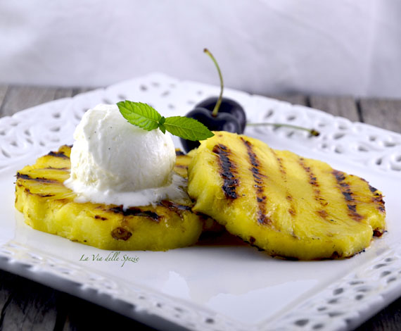 Il menù mediterraneo per le tue feste di Natale 4 ananas grigliato