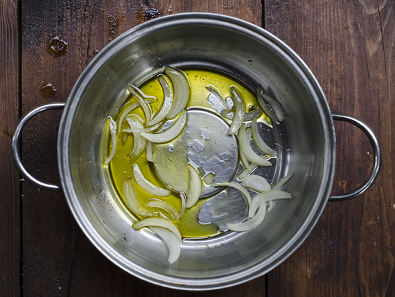 Zuppa di legumi, carote e zucca 2 preparazione della zuppa di zucca, carote e legumi