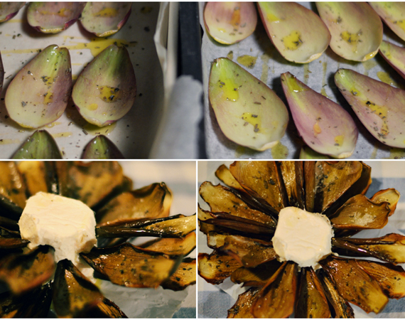 Fior di caprino, petali di carciofo 1 gusta questa ricetta con gli avanzi dei carciofi