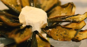 Fior di caprino, petali di carciofo