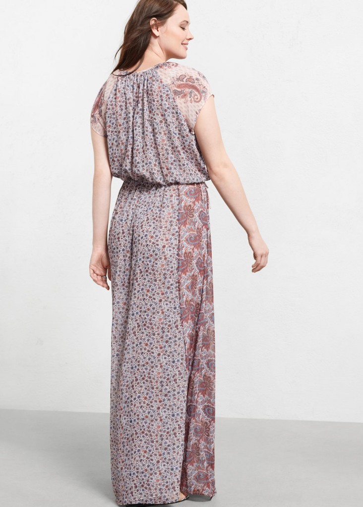 Rotolini sulla schiena? Ecco 8 look per nasconderli 8 Vestito lungo Violeta by Mango rotolini schiena