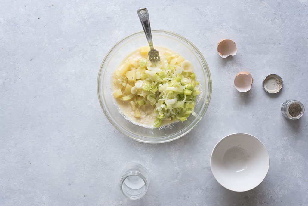 Torta salata porri e patate, la ricetta light 7 Farcitura per quiche di verdure
