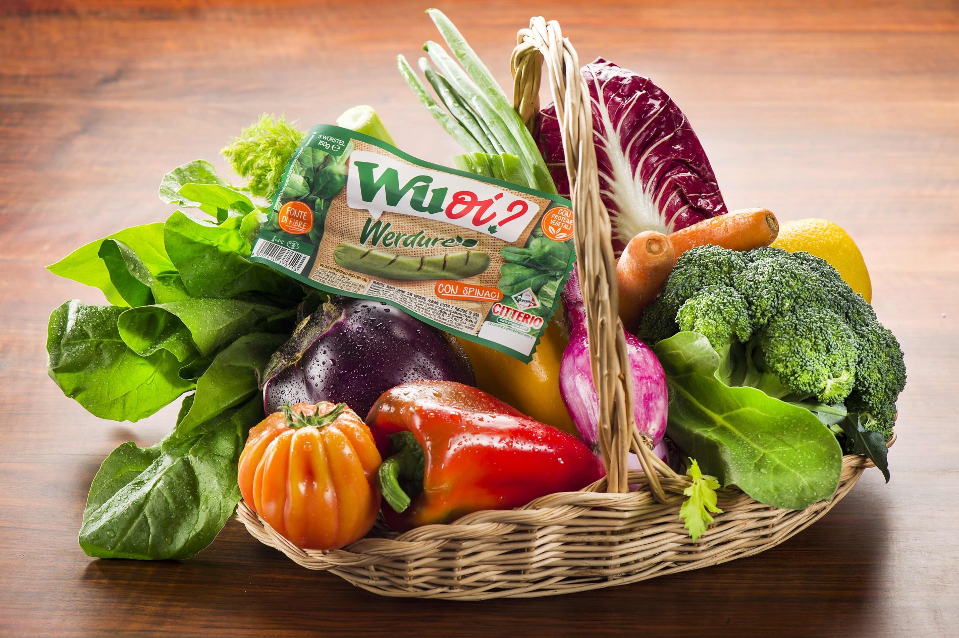Ospiti vegetariani a cena? Ecco le idee per non sbagliare 1 Ospiti vegetariani a cena? Prova wurstel Wuoi?Werdure!