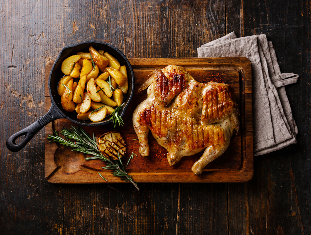 Carni biologiche: tutto quello che devi sapere! 1 carni biologiche: pollo al forno con le patate