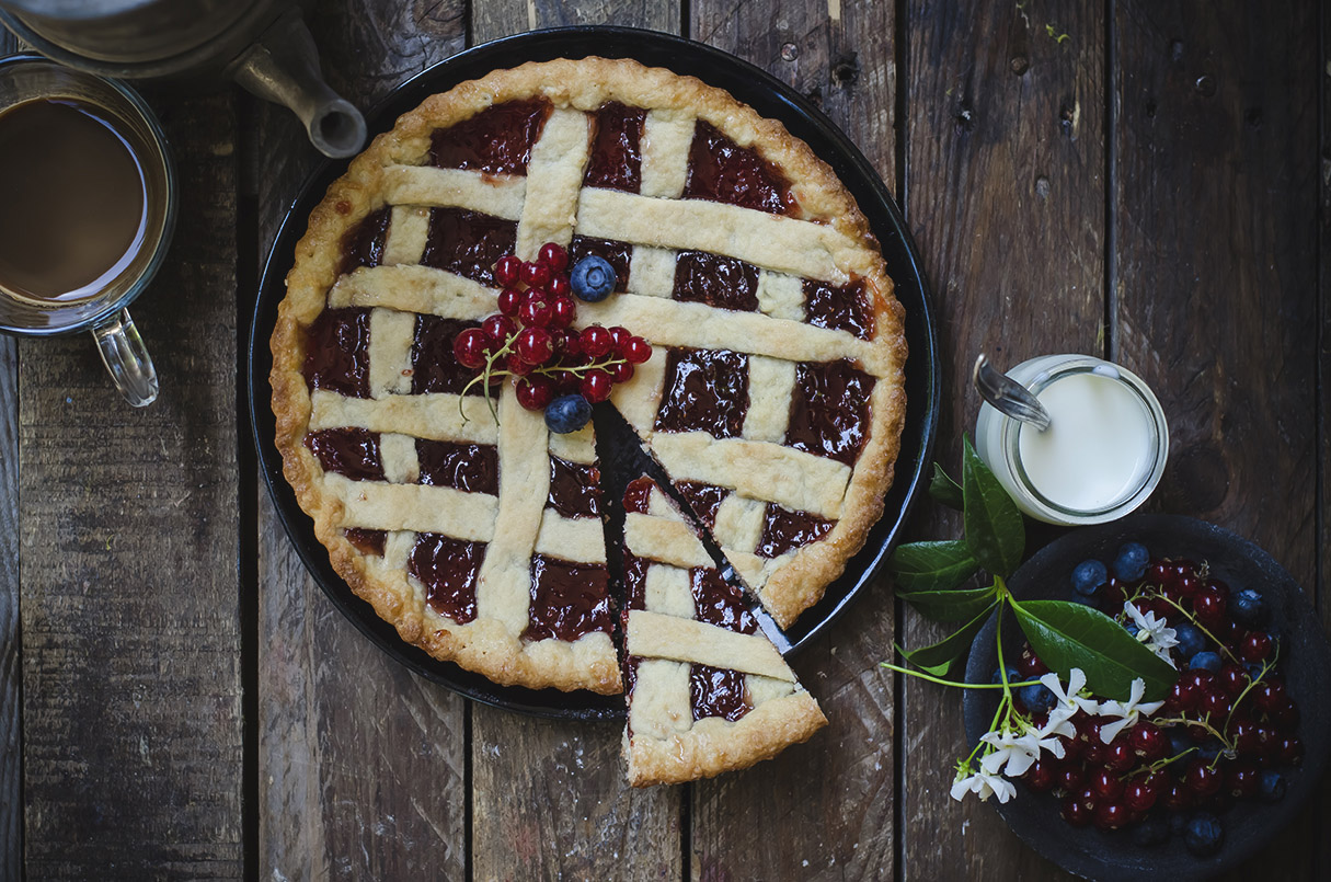Cucinare fa bene al morale e alla salute! 11 crostata light marmellata