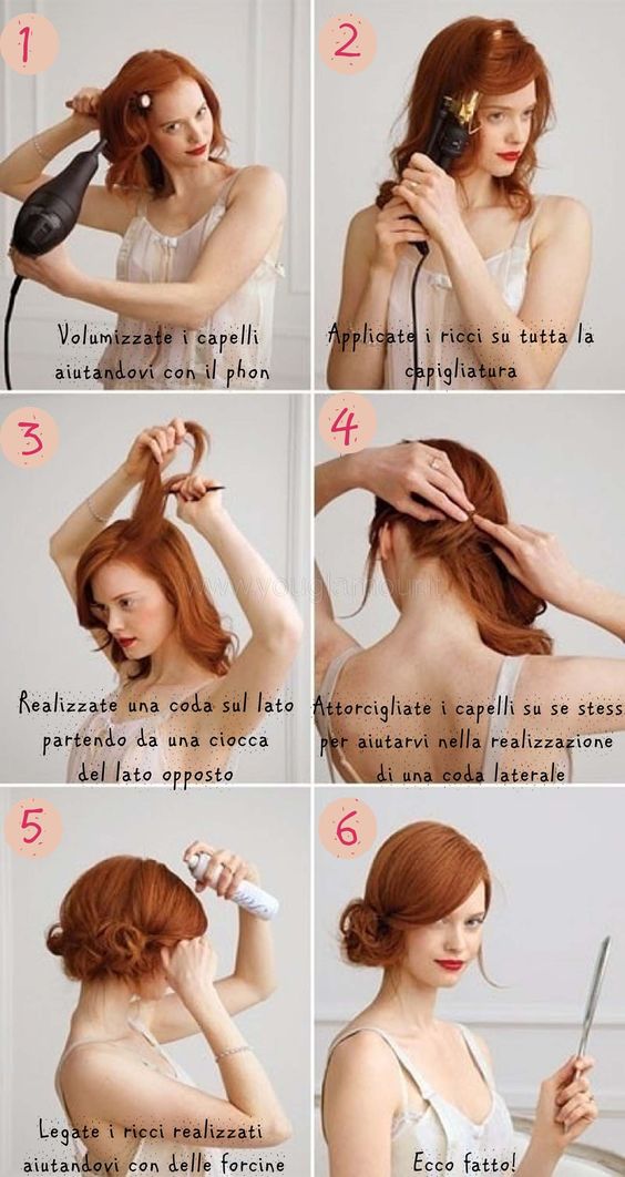Acconciature: tutorial da provare per le tue feste di Natale 7 acconciature Natale: tutorial chignon per capelli corti