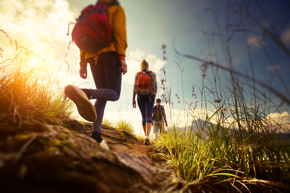Gli sport tonificanti della primavera! 8 Trekking