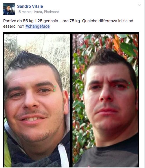 #Changeface: guarda in faccia il cambiamento 12 #changeface Sandro