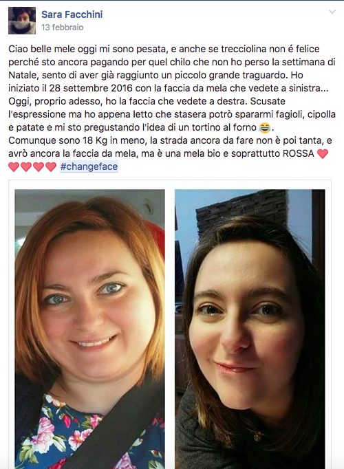 #Changeface: guarda in faccia il cambiamento 13 #changeface Sara