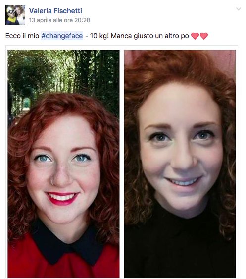 #Changeface: guarda in faccia il cambiamento 17 #changeface Valeria