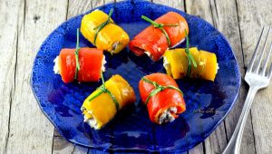 Involtini di peperoni al tonno