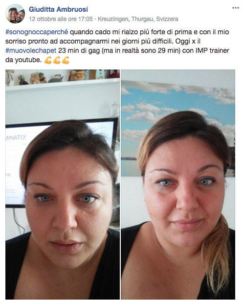 #sonognoccaperché: le testimonianze di chi si sente bella grazie a Melarossa 6 dieta melarossa giuditta #sonognoccaperche