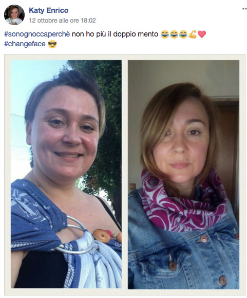 #sonognoccaperché: le testimonianze di chi si sente bella grazie a Melarossa 5 dieta melarossa katy #changeface
