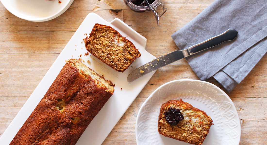 Banana bread senza glutine, light e senza lattosio 2 banana bread light