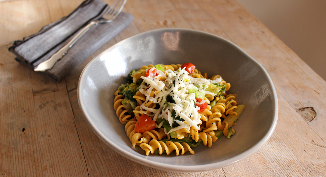 10 ricette senza glutine: sane, gustose e light 1 Fusilli al teff con broccoli, pomodorini e caciotta stagionata