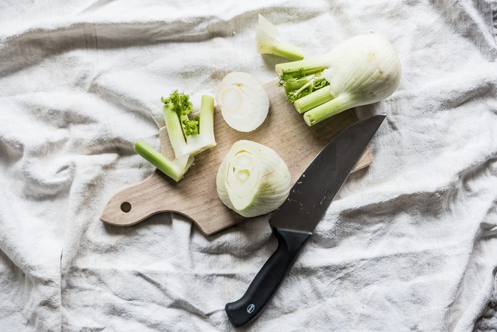 Insalata di finocchi, noci e mais 2 insalata di finocchi