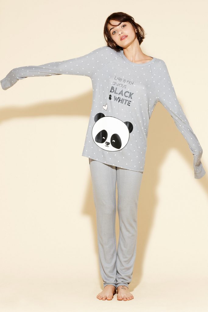 Pigiami da donna: i più belli della collezione 2017-2018 2 pigiami da donna tezenis panda