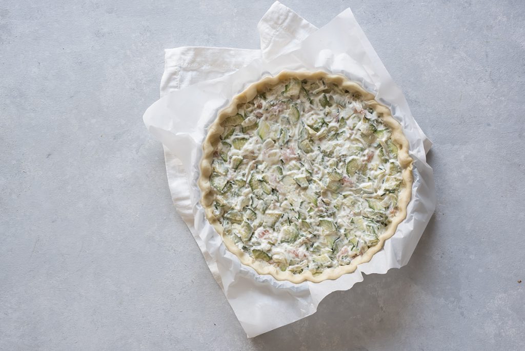 Torta salata salmone e zucchine: ricetta con lo yogurt greco 6 quiche zucchine farcita