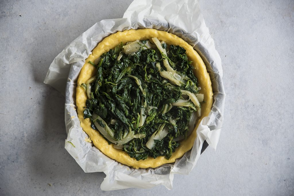 Torta salata di polenta e bietole piccanti 8 torta salta di polenta pronta