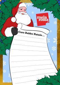 Lettera a Babbo natale: scarica quella di Melarossa 1 lettera babbo natale maschio