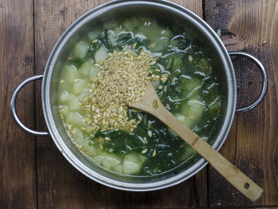 Zuppa di patate, bietole e kamut 4 zuppa di patate bietole e kamut 2