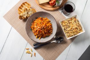 Gnocchetti in salsa di zafferano