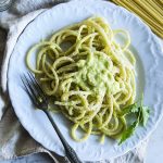 Pasta con crema di porri e pecorino 4 Pasta con crema di porri e pecorino 500x500