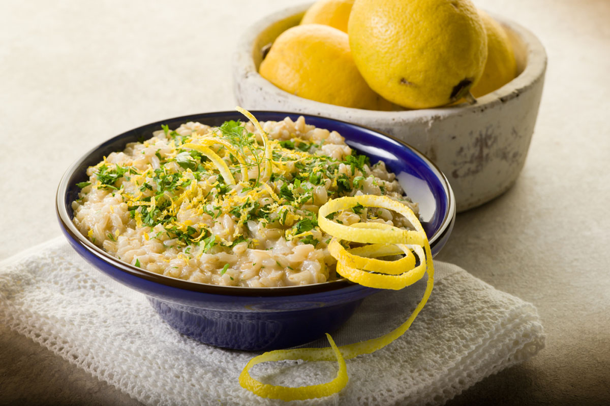 Ricette con il limone: le proposte fresche e nutrienti di Melarossa 10 ricetta risotto al limone