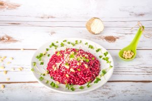 Risotto alla barbabietola rossa : ricetta e video ricetta