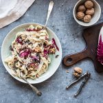Pasta con radicchio rosso e noci: ricetta passo passo per una pasta cremosa 1 ricetta tagliatelle fatte in casa con radicchio e noci