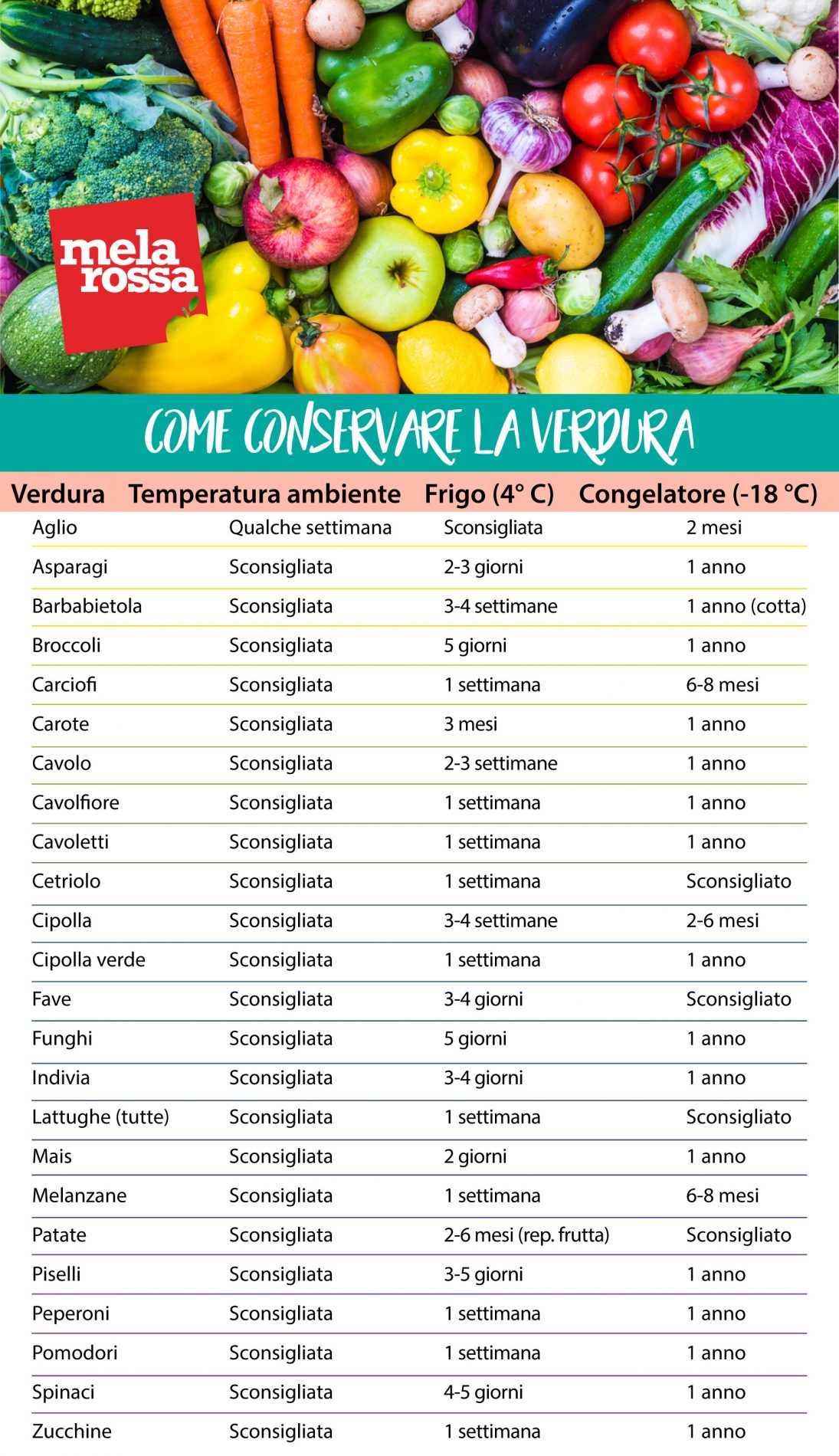 Spreco alimentare: consigli per conservare frutta e verdura 2 come conservare la verdura