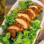 Petto di pollo in crosta di quinoa aromatizzata 1 La ricetta senza glutine e light del petto di pollo in crosta