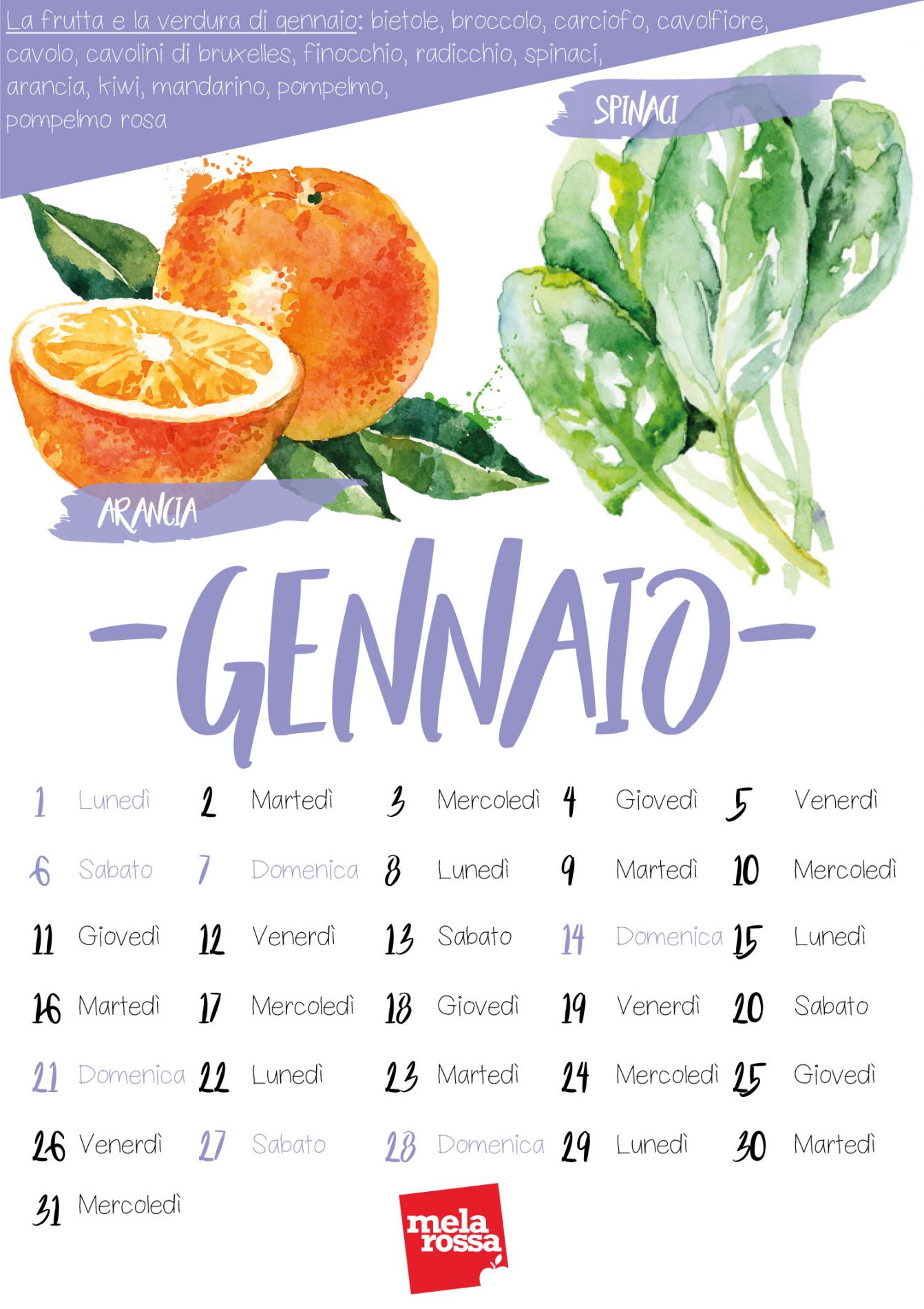 Scopri tutti i benefici di frutta e verdura di stagione 7 calendario delle stagioni