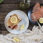Panino con salmone, radicchio e robiola 1 Panino con salmone