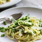 Spaghetti con asparagi, zafferano e piselli: un primo piatto saporito 1 spaghetti asparagi zafferano