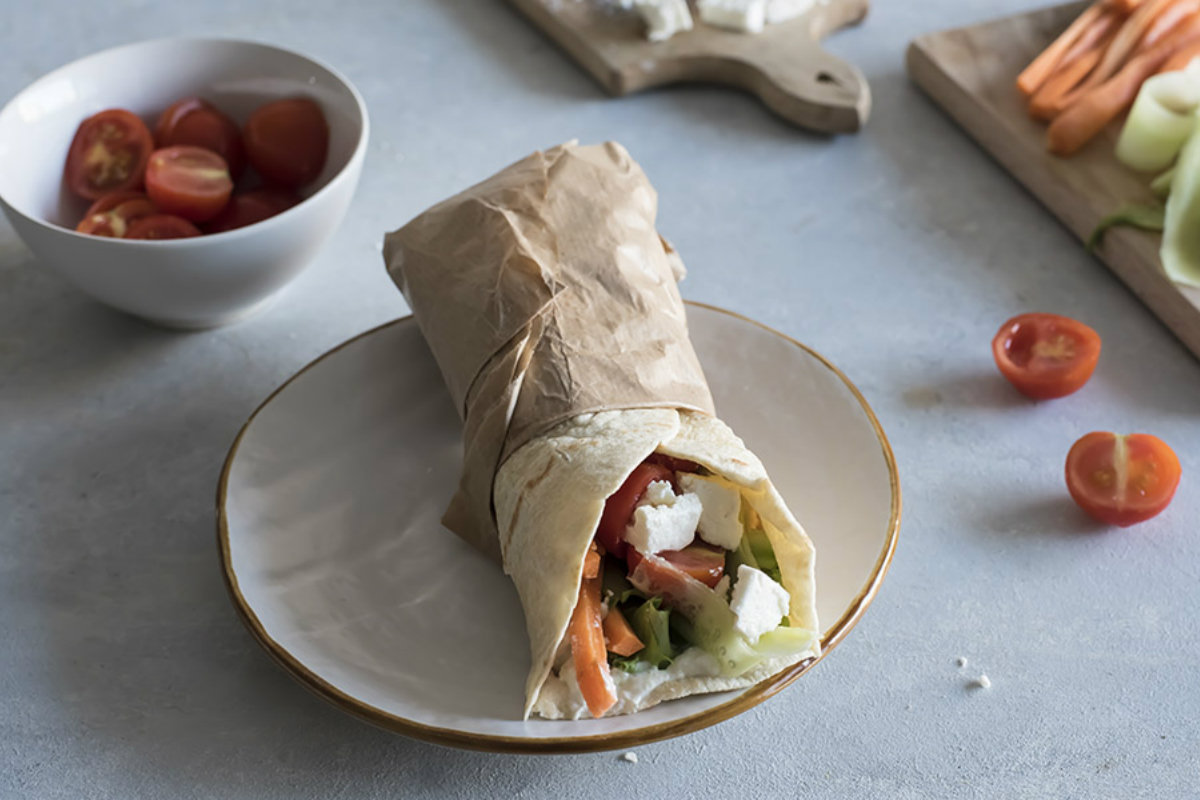Come farcire le piadine: tante idee sane e leggere 6 piadina greca
