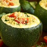 Cous cous con verdure, feta e zeste di limone candito 1 Cous cous con verdure